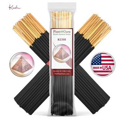 KUSH Incense Sticks 7'' Bulk Pack Wholesale Hand Dipped Lot