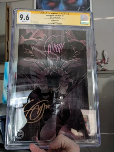 CGC Signature Series Graded Comic book! 9.6 Absolute batman #1 1:50 Gerads Foil