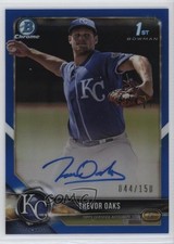 2018 Bowman Chrome Prospect Blue Refractor 44/150 Trevor Oaks #BCPA-TO Auto 0l2q