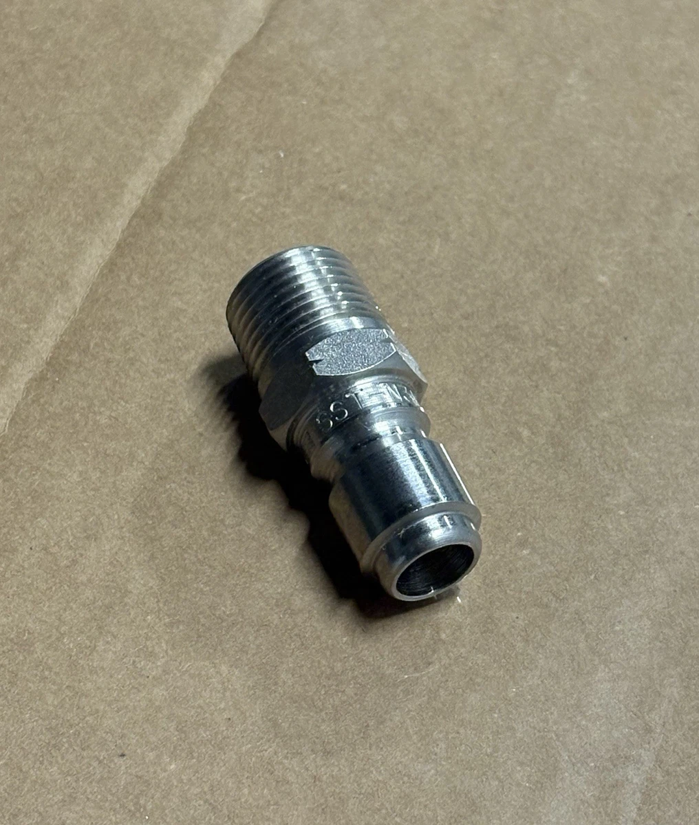 Lote de 5 niples de acoplador rápido Parker SST-N3M foto 4