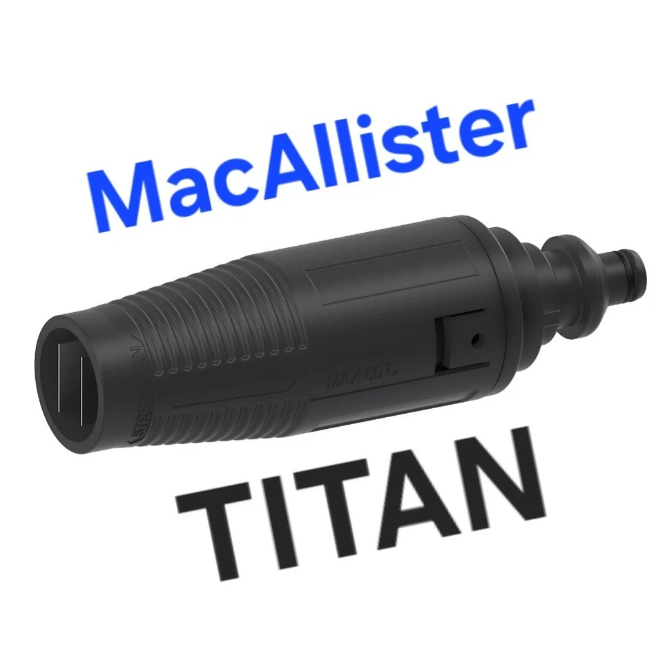 TITAN MacAllister Quick Connect Pressure Washer Turbo Multi Spray Nozzle Brand N