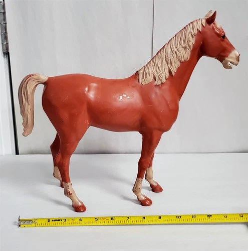 D-59 VINTAGE 1965 MARX TOY HORSE NAMED THUNDERBOLT FROM JOHNNY WEST!