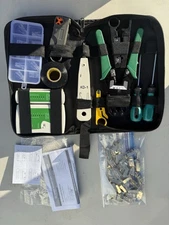 Rj45 Crimping Tool Kit Set For CAT5/CAT6 Lan Cable Tester Network Repair Tools