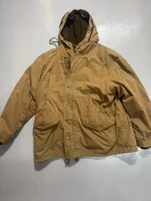Vintage C.P. Company “Rubber Wool” Parka by Massimo Osti Made in Italy, Size 48