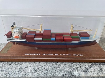 Modellschiff Schiffsmodell  Containerschiff  1:500