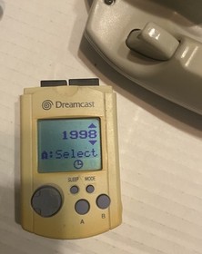 Lot Of  5  Sega Dreamcast Controllers,6 Games Memory Card, Original Console Box+