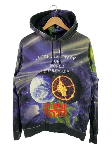 Sweat à capuche Supreme M coton multicolore motif partout occasion