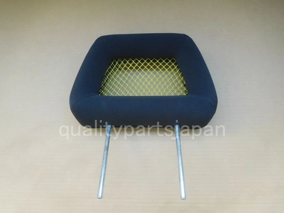 Recaro Head Rests Headrest GENUINE A PAIR Fish Net Yellow - image 2 of 4