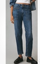Anthropologie PILCRO The Wanderer Mid Rise Relaxed Leg Jeans Women  s Size 32