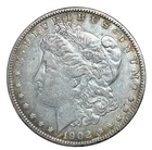 1902-S Morgan Dollar  VF- Very Fine VAM-3 Two Olives Reverse Silver Coin # 1696