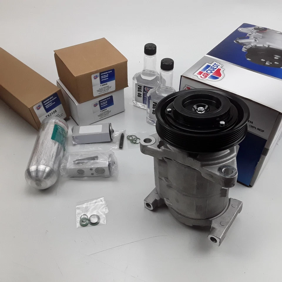 Conjunto de kit de compresor de aire acondicionado para Chrysler Town & Country Dodge Caravan 2001-2003 Foto 4 de 4