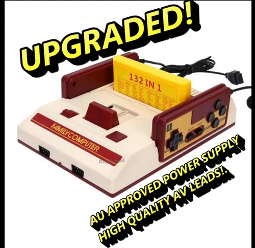 Vintage Style 8 bit video Game Console Computer 632 Games-Great Classic Games!!