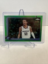 2025-26 Topps Chrome Ja Morant #158 Green Refractor /99 Grizzlies