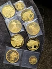 Coin Fantasy Gold Tone Proof Like & Reverse Proof. Buffalo, Eagle