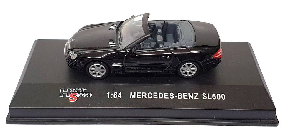 High Speed 1/64 Scale 64KFB1S - Mercedes Benz SL500 - Black - Image 4 of 4