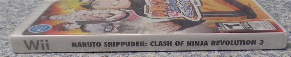 Video Game Wii Naruto Shippuden Clash Of Ninja Revolution III NEW SEALED - Image 3 of 3