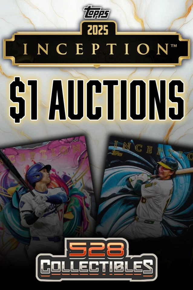 $1 Auctions! 2025 Topps Inception Baseball Hobby RELEASE DAY!