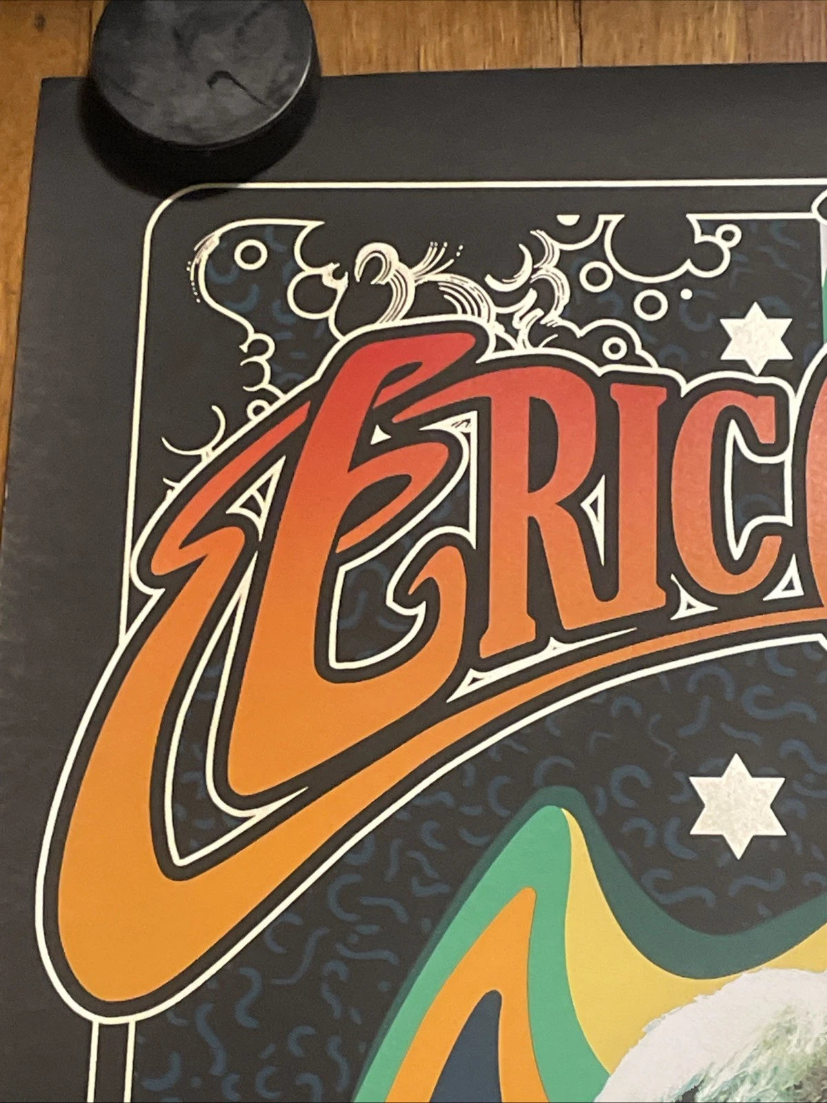 Eric Clapton 2025 Tour Numbered Vertical Poster