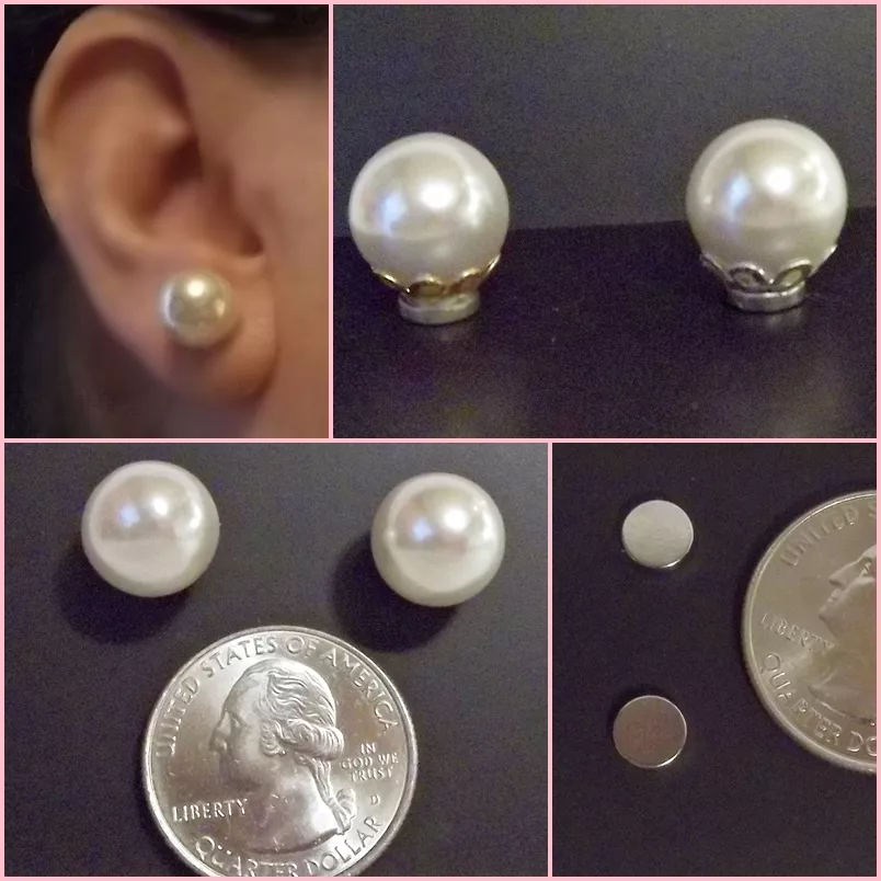 White Faux Pearls - 16 mm Fake Pearls