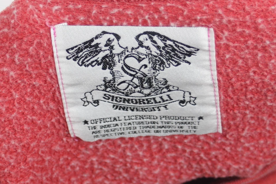Sudadera Recortada Pullover Signorelli University Stanford Roja Hecha en EE. UU. L Foto 3 de 4