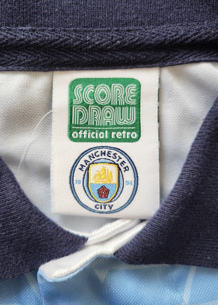 y*e様 1989-1991 マンチェスターシティ 80s-90s ホームユニフ Manchester City 1989 - 1991 Home football Umbro Score Draw