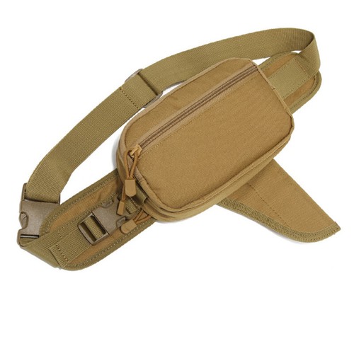 Men's Tactical Gun Carry Pouch Pistol Holster Fanny Pack Shoulder Bag Waist Bag - Picture 10 of 14