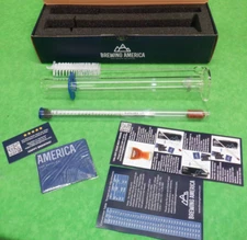 Brewing Hydrometer Alcohol Tester Kit Beer & Wine American-Made      NEW     @ T