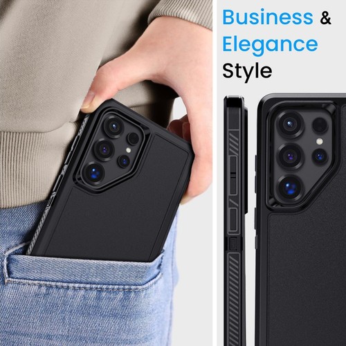 For Samsung S25/+/S25 Ultra 5G Rugged Phone Case Cover / Privacy Tempered Glass - Picture 18 of 38