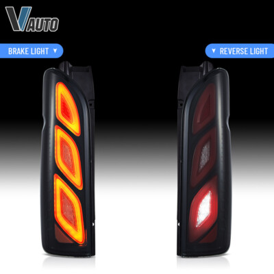 LED Tail Lights For 2005-2018 Toyota Hiace Startup Animation Rear Lamps Assembly