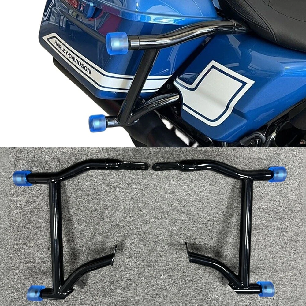Drop-in Saddlebag Carpet Liners For Harley Road & Street Glide 2014-2024 – Gray