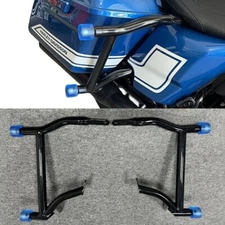 Saddlebags Guards Crash Rails Bars For Harley Touring Road Street Glides 14-23