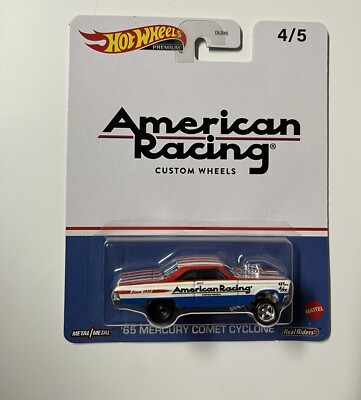 Hot Wheels Premium American Racing Custom Wheels  65 Mercury Comet Cyclone 4/5