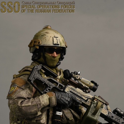 Figura de acción ES Easy Simple 26060RA 1/6 SSO Federación Rusa Fuerza Especial - Imagen 10 de 10