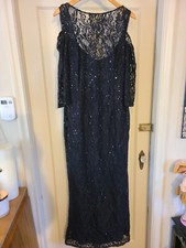 black evening gown size 14