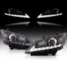 Headlamp Assembly For 2010 2011 2012 Lexus ES350 ES 350 LED DRL Headlights LH+RH