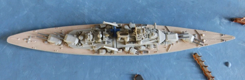 Hansa Metall Modell 100 - 1:1250 : Schlachtschiff Bismarck - dt. Kriegsmarine - Bild 3 von 4