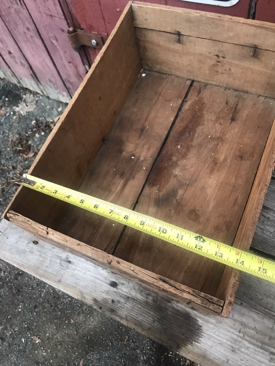 Galvanic Soap Box Crate Antique Rare Country Rustic Primitive