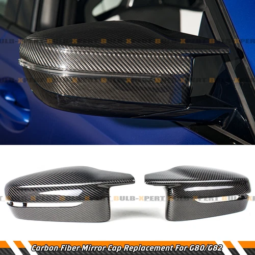 FOR 21-25 BMW G80 M3 G82 G83 M4 G87 M2 CARBON FIBER REPLACEMENT SIDE MIRROR CAPS