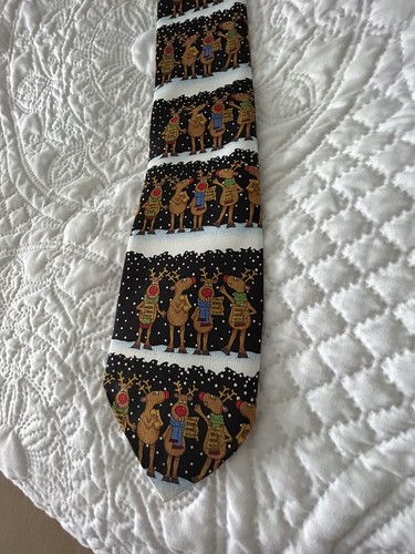 Vintage Musical Christmas Tie; Very Good Condition; Working - Picture 7 of 11