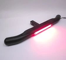 Black 36x3" LED Brake 4 Pin Plug For 2" Receiver Steel Tow Hitch Step Bar Guard