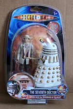 DOCTOR WHO - THE SEVENTH  DOCTOR WITH IMPERIAL DALEK REMEMBERANCE OF THE DALEKS