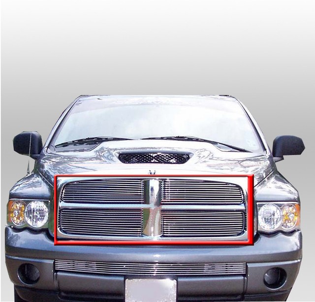 FOR 0205 RAM 2/4DR PICKUP 5.7 5.9 V8 DIESEL UPPER BILLET GRILLE GRILL