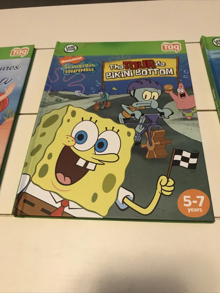 leapfrog tag SpongeBob Squarepants finding Nemo Disney princess Lot Sea Learning - Image 3 of 4