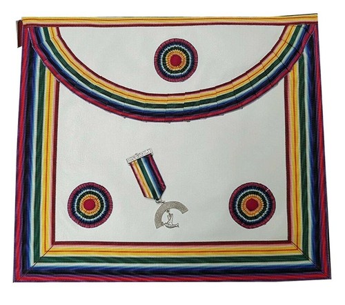 Masonic regalia-RAM-ROYAL ARK MARINER MEMBERS PACKAGE (APRON+COLLAR+JEWEL+GLOVES - Picture 2 of 5