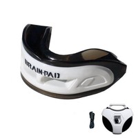 Brain-pad 3xs Adult White-black Dual Arch Mouthguard/jaw Joint Protector - Bla Brain-pad 3xs Adult White-black Dual Arch Mouthguard/jaw Joint Protector - Bla