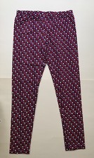 Gymboree Sweetheart Shop heart kiss lips leggings girls 14 EUC LN