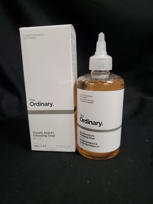 The Ordinary Glycolic Acid 7% Exfoliating  Toner pH-3.6 3.4oz NEW