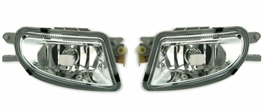 Coppia di Fari Fendinebbia per Mercedes W210 Classe E CLK SLK Cromati IT HAME02- Oryginalna cena