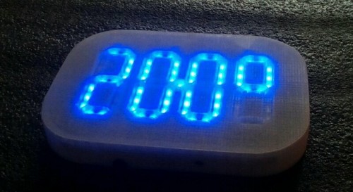 OROLOGIO LUMINOSO AUTO-LUMINOSITA' TEMPERATURA ORA ATOMICA DIGITALE DA  PARETE | eBay