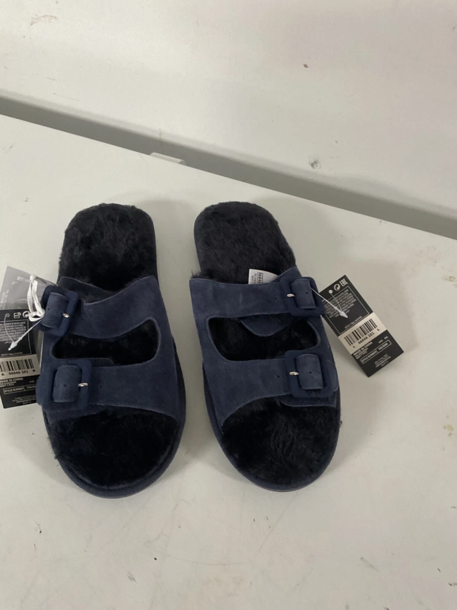 Marks and spencer open toe slippers outlet